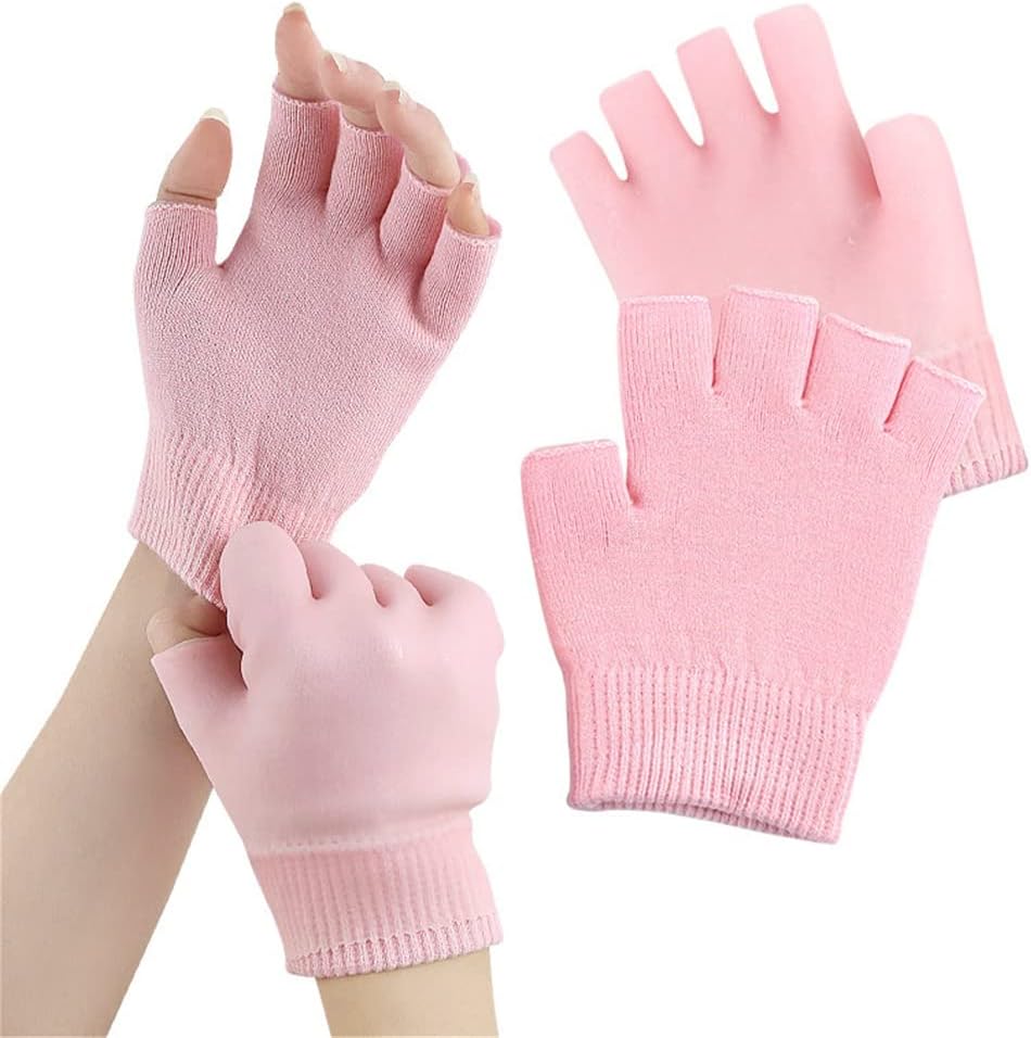 Moisturizing Gloves, 1 Pair Soft Gel Lining Spa Therapy Gloves