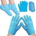 thumbnail image 1 of Moisturizing Gloves and Socks, Gel Spa Moisturizing Therapy Sock ＆ Glove, Overnight Gloves for Dry Hands, Repair and Soften Aging, Hand and Feet Care for Chapped and Dry Skin, 1 of 7