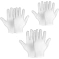 thumbnail image 1 of Moisturizing Gloves, White Cotton Gloves for Women and Men Overnight Bedtime Nighttime Lotion Dry Hands Spa Cosmetic Treatment Moisturizing Bathing Accessories Washable SPA Gloves (3 Pairs), 1 of 5