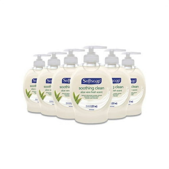 Moisturizing Hand Soap Aloe, 7.5 oz Bottle, 6/Carton