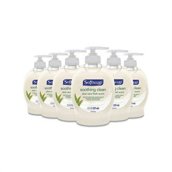 Moisturizing Hand Soap Aloe, 7.5 oz Bottle, 6/Carton