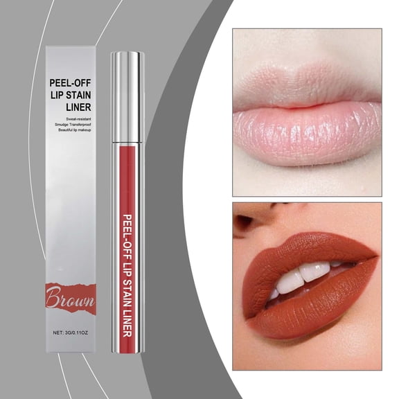 Moisturizing Lip Tint, Long-Lasting Lip Gloss, Hydrating Glass Lip Effect Peel-Off Lip Color, Easy to Remove Nourishing Lip Care Suitable for Daily Use and Parties