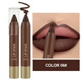 thumbnail image 1 of Moisturizing Lipstick Crayon, Nude Paste Lipstick, Long-Lasting Matte Lipstick Set with Lipliner, Portable Mini Frosted Lipstick Collection for Daily Makeup and Special Occasions, 1 of 2
