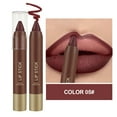 thumbnail image 1 of Moisturizing Lipstick Crayon, Nude Paste Lipstick, Long-Lasting Matte Lipstick Set with Lipliner, Portable Mini Frosted Lipstick Collection for Daily Makeup and Special Occasions, 1 of 2