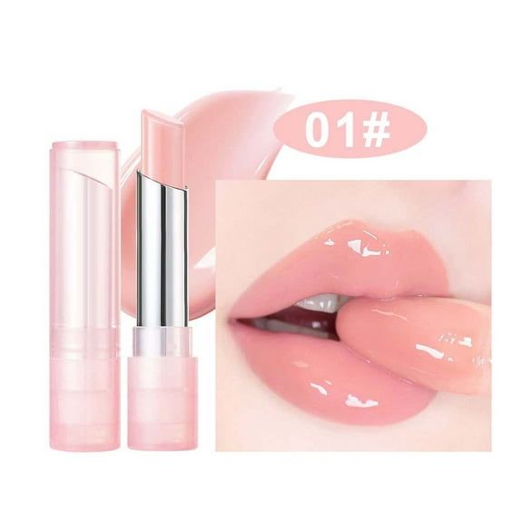Moisturizing Lipstick, Long-Lasting Lip Color, Double Moisturizing Antichapping Lipstick, Non-Greasy Hydrating formula
