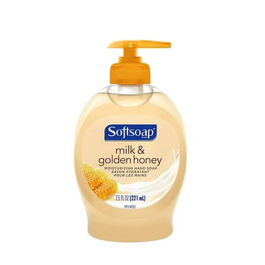 Moisturizing Liquid Hand Soap Dermatologist Tested Milk and Golden Honey Hand Soap for Daily Hand Wash - Rich Lather  Scented Soap in Refillable Soap Bottle with Pump, 7.5 Fl OZ Per Pack, Pack of 1