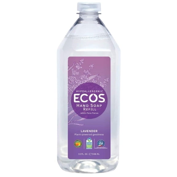 Moisturizing Liquid Hand Soap Rill Clean, Made with Essential Oils, Cruelty Free Cleanser that Washes Away Dirt, Lavender, 32 FL OZ Bottle, 1 Bottle
