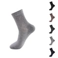 thumbnail image 1 of Moisturizing Mid Crew Compression Socks for Women – Cotton Loose Top Design with Silicone Heel Care, Soothes Cracked Feet and Provides Soft Comfort for Everyday Home Use, 1 of 4