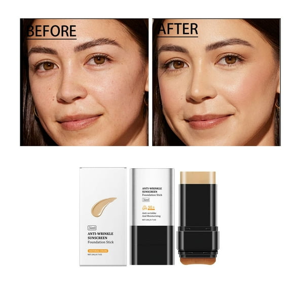 Moisturizing&Moisturizing Foundation Make Up Stick (natural Color) Light Thin Moisturizing Transparent Oily And Dry Skin
