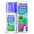 thumbnail image 1 of Moisturizing Saline Nasal Spray for Dry Nose & Congestion Relief – Gentle, Drug-Free Isotonic Saline Solution Nose Spray with Natural Mint, 100 mL, 1 of 12