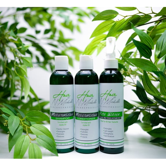 Moisturizing Shampoo , Conditioner, and Rice Water