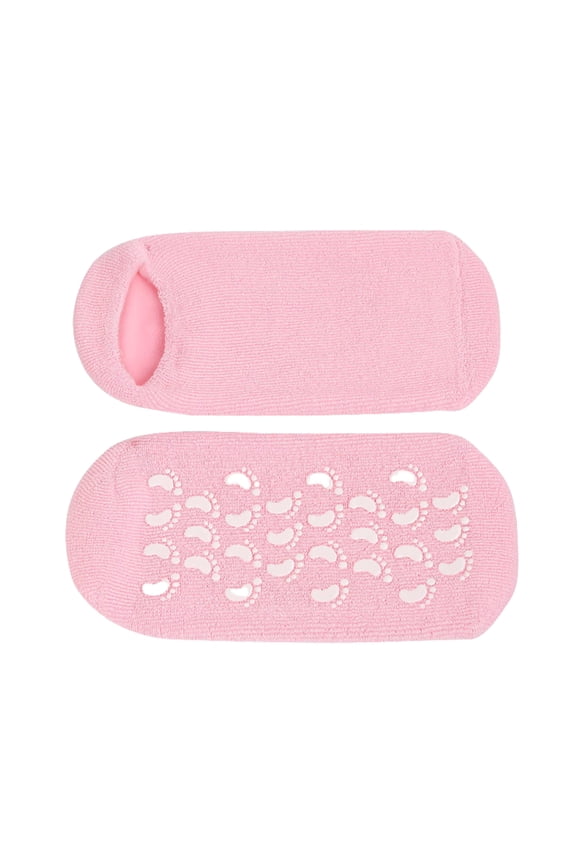 Moisturizing Socks Gel Aloe Foot Spa Socks with Vitamin E Reusable Exfoliating Anti Crack Socks for Dry Dead Skin Remover Foot Care