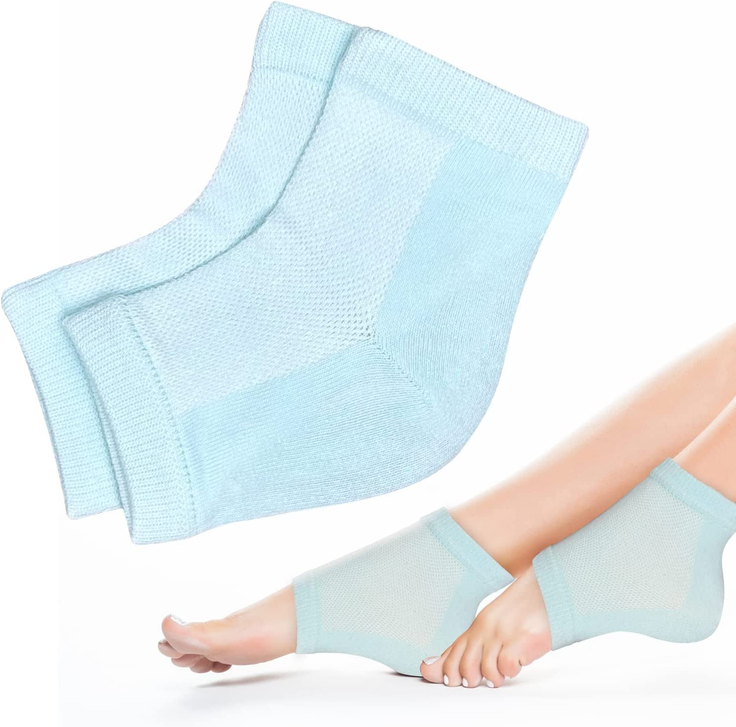 Moisturizing Socks Lotion Gel for Dry Cracked Heels, Spa Gel Socks