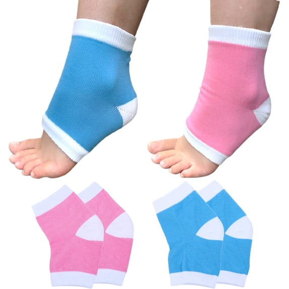 Moisturizing Socks, Moisturizing Gel Heel Socks for Dry Cracked Heels(2 Pairs)