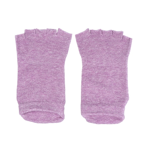 Topbathy 1 Pair of Women Toe Socks Non skid Socks for Women Daily Use in Violet