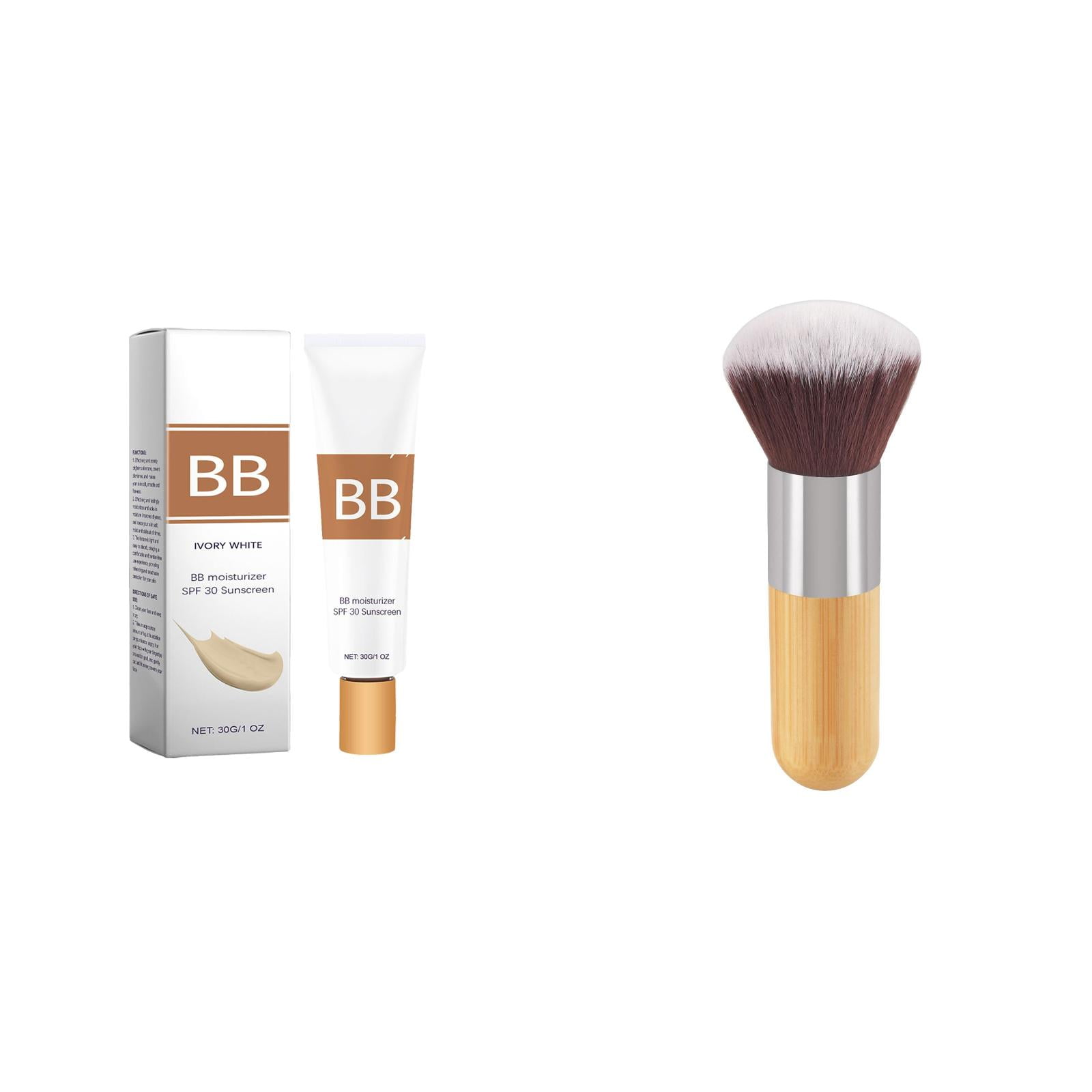 Moisturizing Tinted BB Cream with Spf 30,Lightweight Hydrating Concealer BB Cream,Smooths Skin