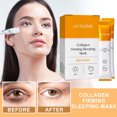 Moisturizing collagen face mask to tighten fine lines and antiaging