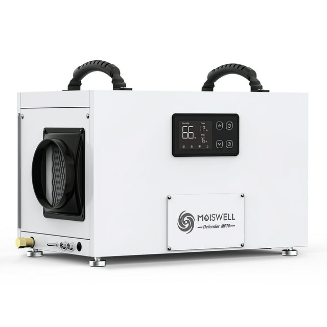 Moiswell 145 Pints Commercial Dehumidifier with Pump Energy Star