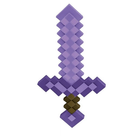 Mojang Halloween Purple Minecraft Enchanted Sword Costume Hand-held Prop