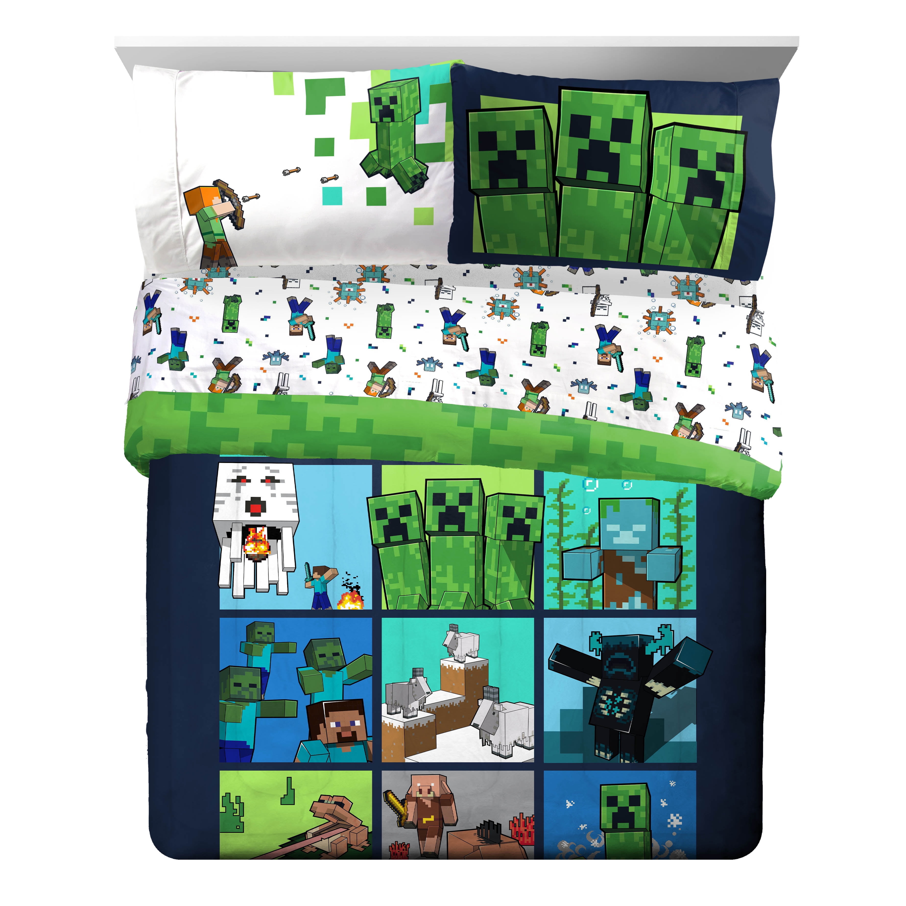 Minecraft sheets walmart new arrivals
