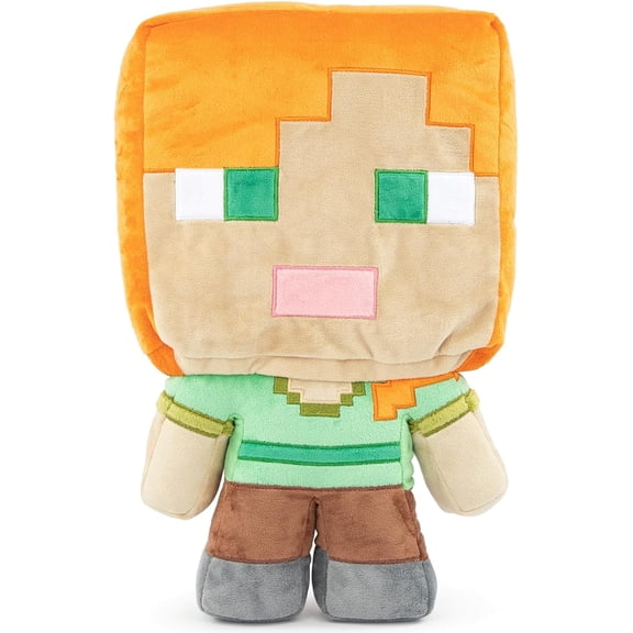 Mojang Plush Stuffed Pillow Buddy - Kids Super Soft Polyester Microfiber, 16 inch (Official Product)