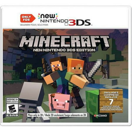 Restored Mojang Nintendo Minecraft: Nintendo 3DS Edition (3DS) (Refurbished)