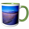 thumbnail image 1 of 3drose, Mojave Desert Moonrise, 11oz Two-tone Green Mug, 1 of 6