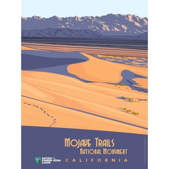 Mojave Trails National Monument Poster Print by Bureau of Land Management (24 x 36)