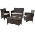 thumbnail image 1 of Mojavi Indoor/Outdoor Contemporary Solid 4 Piece Set, 1 of 7