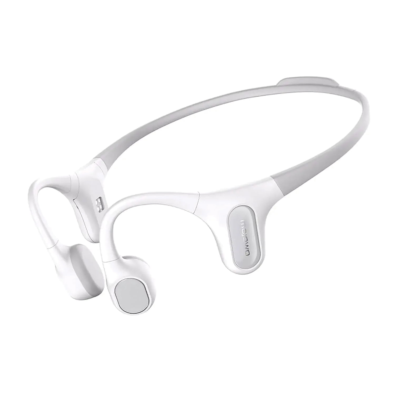 Mojawa Run Plus 4th Generation Sports Bluetooth Bone Conduction Headphones w/ Carrying Bag and Earplugs , Gray