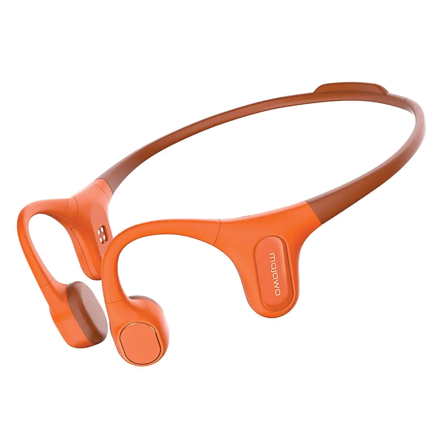 Mojawa Run Plus 4th Generation Sports Bluetooth Bone Conduction Headphones w/ Carrying Bag and Earplugs , Orange