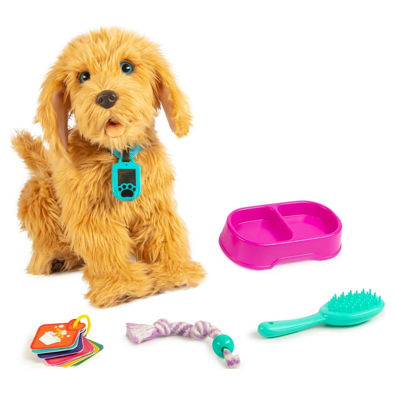 ONLINE Moji Interactive Labradoodle Puppy, Reacts to Touch and