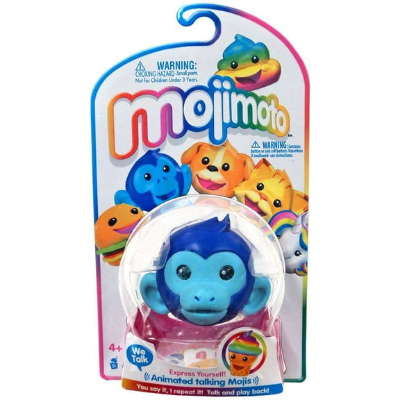 Mojimoto Animated Talking Mojis Blue Monkey Hanger Figure