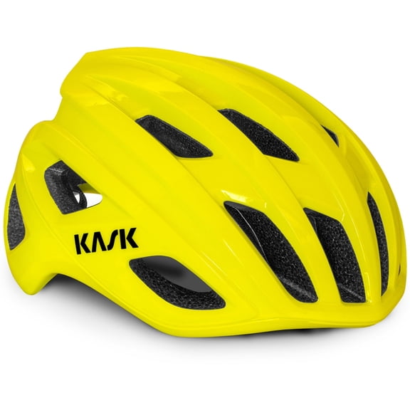 KASK Unisex Mojito Cubed Helmet, Color: Yellow Fluo, Size: L (CHE00076-221-062)