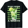 thumbnail image 1 of Mojito Funny Design, Mama Needs A Mojito T-Shirt, 1 of 4