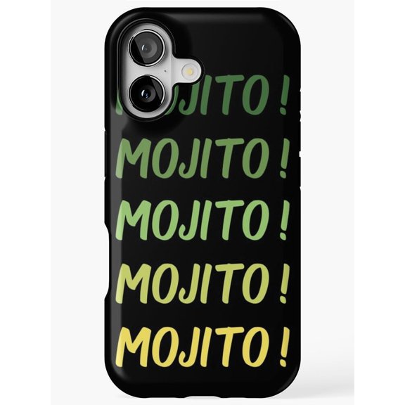 Mojito Mojito Mojito Repeating Summer Vibe Phone Case for iPhone 17 16 15 14 13 12 11 Pro Max