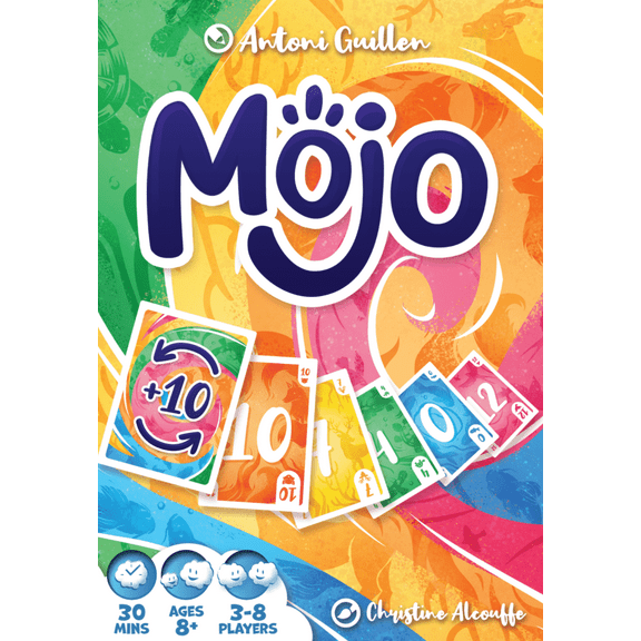 Mojo Card Game for 3 to 8 Players. Discard your cards to have the lowest hand - 25th Century Games