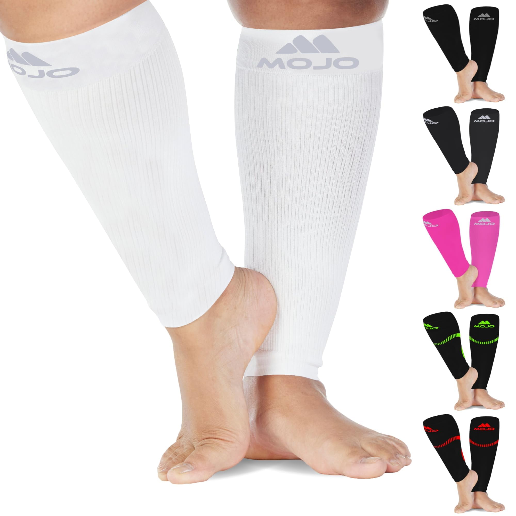 Mojo Compression Socks 3XL Footless Compression Sleeves Plus Size