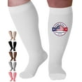 thumbnail image 1 of Mojo Unisex Compression Socks for Varicose Veins 20-30mmHg White, 2X-Large, 1 of 14