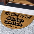 thumbnail image 1 of Mojo Dojo Casa Welcome Mat - Brown, Heavy Duty, 29.5 x 17 inch, Front Door Entryway Mat, 1 of 8