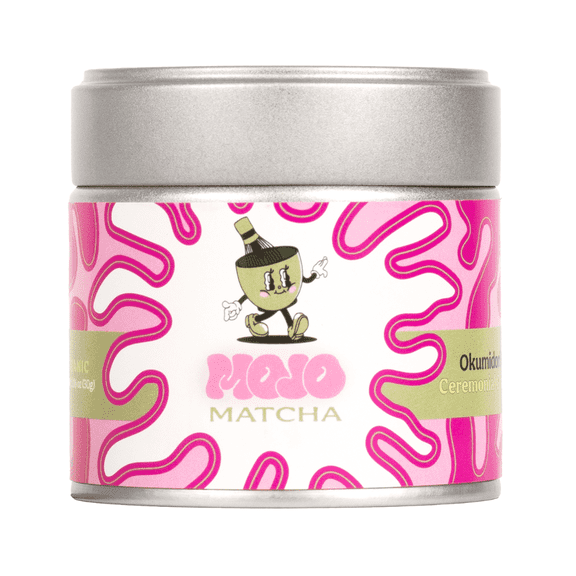 Mojo Matcha Ceremonial Grade Matcha Powder Organic Matcha Ceremonial Grade Japanese Matcha Tea Powder Organic - Okumidori Cultivar - 1.06 oz (Okumidori)