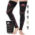 thumbnail image 1 of Mojo Men and Womens Footless Compression Thigh High 20-30mmHg - Hot Pink, XL, 1 of 8