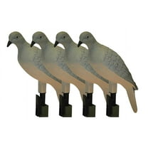 Mojo Outdoors, Clip on Dove, 4 Pack, HW9004, 1 Piece, Dove Hunting Decoy, 0.75 Pounds Assembled
