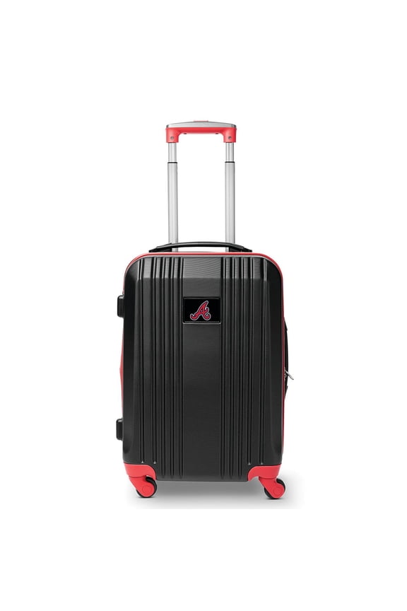 Mojo Outdoors MLB Atlanta Braves 21 in. Carry-On Hardcase Two-Tone Spinner