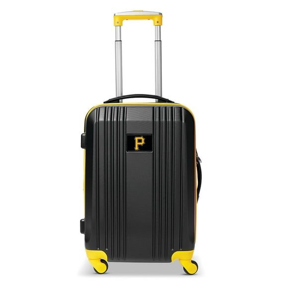 Mojo Outdoors MLB Pittsburgh Pirates 21 in. Carry-On Hardcase Two-Tone Spinner