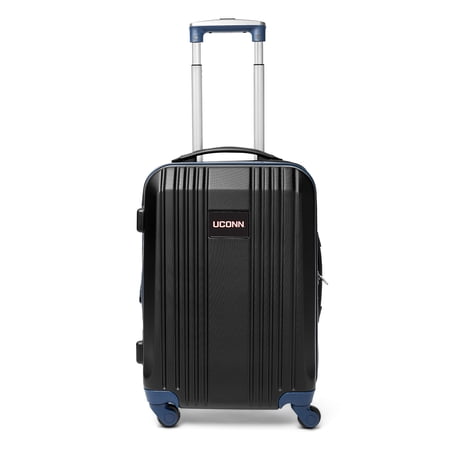 Mojo Outdoors NCAA Connecticut Huskies 21 in. Carry-on Hardcase Two-Tone Spinner