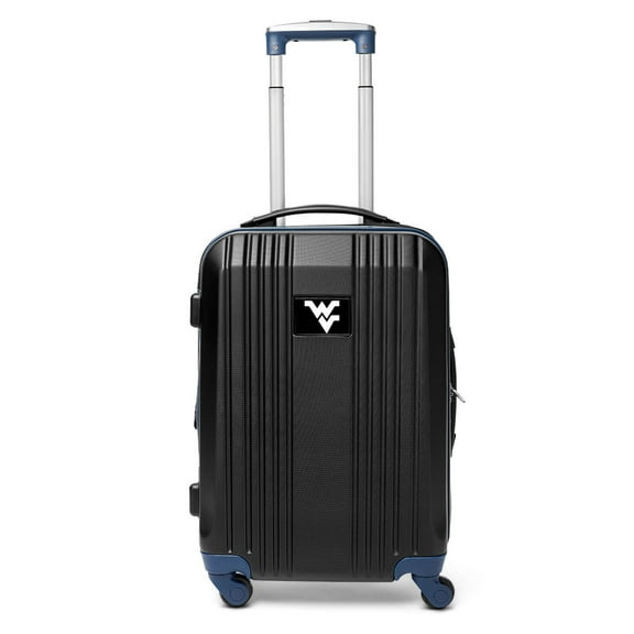 Mojo Outdoors NCAA West Virginia Mountaineers 21 in. Carry-on Hardcase Two-Tone Spinner