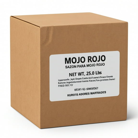 Mojo Rojo Polvo Sazonador 25lbs 10lbs Seasonings