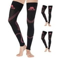 thumbnail image 1 of Mojo Thigh High for Women and Men (3 Pairs) 20-30 mmHg with Grip Top - Pink, Large, 1 of 5