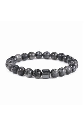 Magnetic Bracelet for Men - Natural Stones Handmade Bracelet with 800 Gauss Magnets, Lightweight & Stylish, Unisex Jewellery Gift